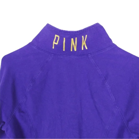 PINK Victoria's Secret NFL Baltimore Ravens Zip Up Hoodie Women's Size Small - Picture 7 of 9